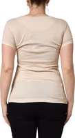 Beige Jungle Print Cotton Round Neck T-Shirt 4