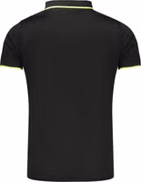 Black Polyester Men's Polo Shirt 2