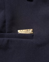 Dark Blue High Waist Straight Dress Formal Trouser Pants 1