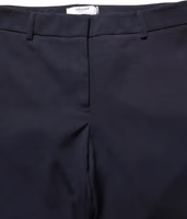 Dark Blue High Waist Straight Dress Formal Trouser Pants 5