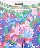 Multicolor Floral Stretch Jersey Leggings Pants 1