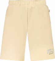 Beige Cotton Mens Short 1