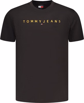 Black Cotton Men's T-Shirt