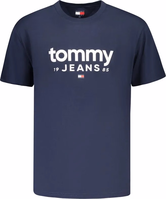 Blue Cotton Men's T-Shirt