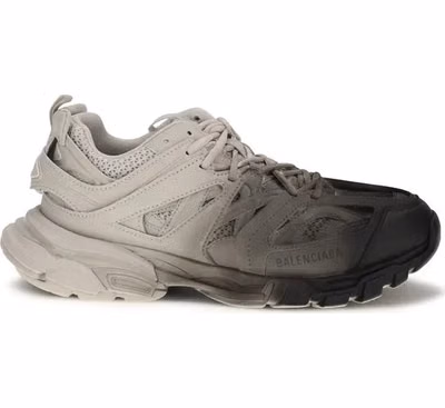 Gray Polyamide Athletic Sneakers