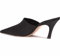 Black Silk Sandals 3