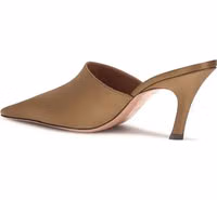 Brown Silk Sandals 3