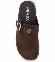 Brown Calf Leather Bos Taurus Mules 4