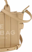 Beige Calf Leather Bos Taurus Handbag 4