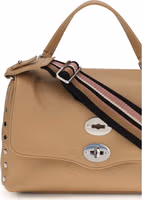 Beige Calf Leather Bos Taurus Handbag 4