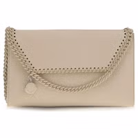 Beige Polyester Shoulder Bag 1