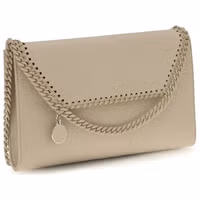 Beige Polyester Shoulder Bag 2