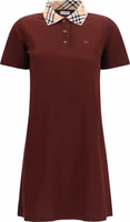 Bordeaux Cotton Casual Dress 1