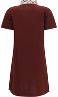 Bordeaux Cotton Casual Dress 2
