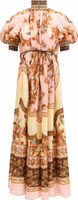 Multicolor Silk Casual Dress 1