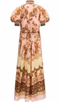 Multicolor Silk Casual Dress 2
