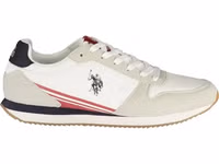 White Polyurethane Men's Sneaker 1