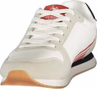 White Polyurethane Men's Sneaker 3