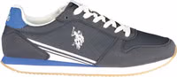 Blue Polyurethane Men's Sneaker 1