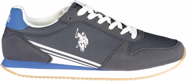 Blue Polyurethane Men's Sneaker