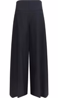 Black Cotton Casual Pants 2