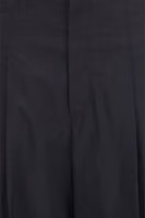 Black Cotton Casual Pants 3