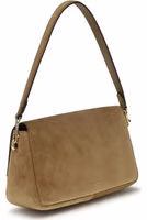 Beige Leather Shoulder Bag 3