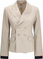 Beige Wool Oves Aries Blazer 1