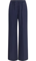 Blue Wool Oves Aries Casual Pants 1