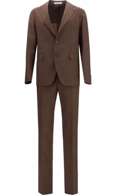 Brown Wool Oves Aries Two-Piece Suit
