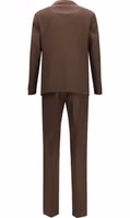 Brown Wool Oves Aries Two-Piece Suit 2