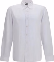 White Linen Dress Shirt 1