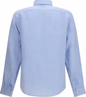 Blue Linen Dress Shirt 2