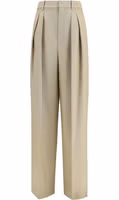 Beige Wool Oves Aries Dress Pants 1