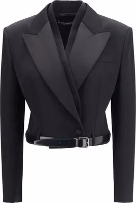Black Wool Oves Aries Jacket