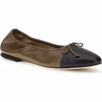 Brown Calf Leather Bos Taurus Ballet Flats 2