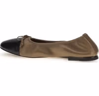 Brown Calf Leather Bos Taurus Ballet Flats 3