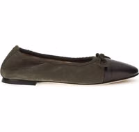 Bicolor Calf Leather Bos Taurus Ballet Flats 1