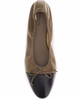 Brown Calf Leather Bos Taurus Ballet Flats 4