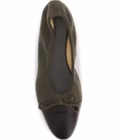 Bicolor Calf Leather Bos Taurus Ballet Flats 4