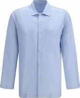 Blue Silk Shirt 1