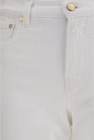 White Cotton Slim Fit Jeans 3