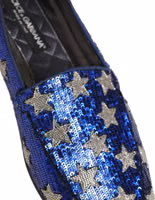 Multicolor Flag Sequin Dress Loafers Shoes 1
