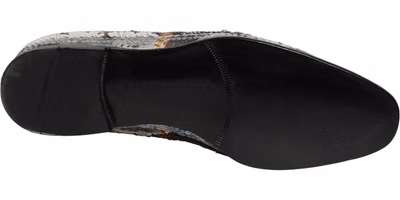 Multicolor Embroidered Sequin Loafers Shoes
