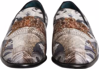 Multicolor Floral Tapestry Embroidery Loafer Shoes 2