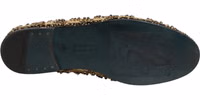 Gold Sequin Embellished Dress Loafers Shoes 1