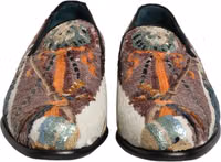 Multicolor Embroidered Sequin Loafers Shoes 2