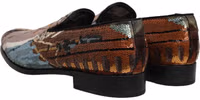 Multicolor Embroidered Sequin Loafers Shoes 5