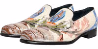 Multicolor Sequin Embroidered Loafers Shoes 4