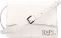 White Polyethylene Crossbody Bag 1